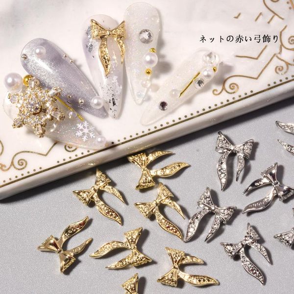 nail art decorations 20pcs gold silver alloy bow 3d charm ties jewelry ornaments fashion manicure accessories for nails, Silver;gold
nail art decorations 20pcs gold silver alloy bow 3d charm ties jewelry ornaments fashion manicure accessories for nails, Silver;gold