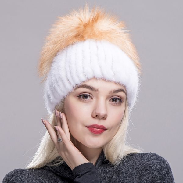 2020 fxfurs new sale winter woman knitting vison hats vertical weaving with fox skin on top, Blue;gray
2020 fxfurs new sale winter woman knitting vison hats vertical weaving with fox skin on top, Blue;gray