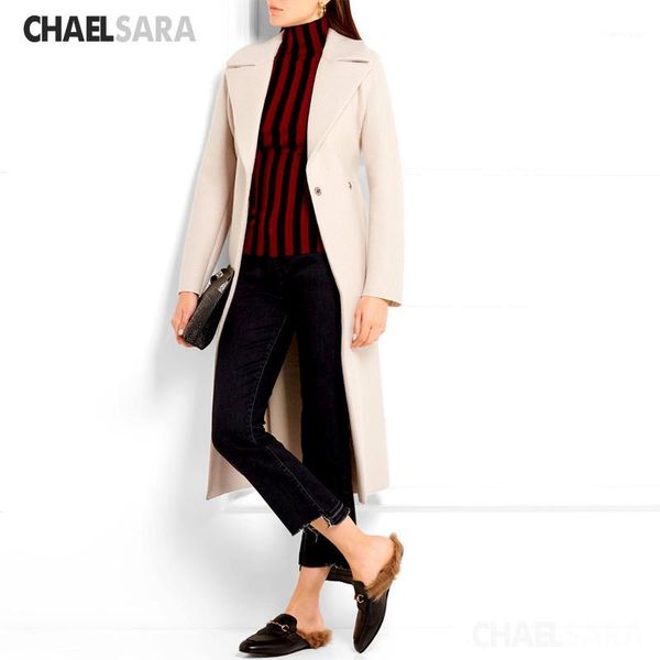 wool blend winter coat women long sleeve elegant sash belt female outwear coat autumn winter streetwear1, Black 
wool blend winter coat women long sleeve elegant sash belt female outwear coat autumn winter streetwear1, Black