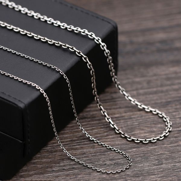 new necklace 100% real 925 sterling thai silver jewelry necklace pendant men women jewelry 2mm chain chocker necklace gn1 q0531
new necklace 100% real 925 sterling thai silver jewelry necklace pendant men women jewelry 2mm chain chocker necklace gn1 q0531
