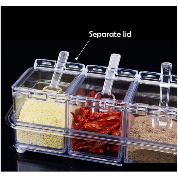 4pcs/set clear seasoning rack spice pots storage container connt jars cruet with cover and spoon kitchen jllbki comb2010
4pcs/set clear seasoning rack spice pots storage container connt jars cruet with cover and spoon kitchen jllbki comb2010