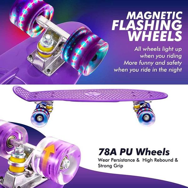 skateboarding pu flash four wheel skateboard small fish board retro penny truck bearing mini
skateboarding pu flash four wheel skateboard small fish board retro penny truck bearing mini