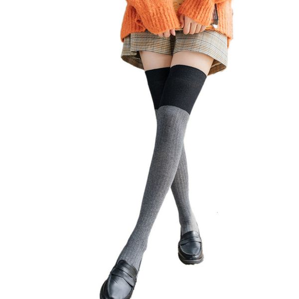 street cotton autumn and winter over knee tube yahara female stockings long, Black;white
street cotton autumn and winter over knee tube yahara female stockings long, Black;white