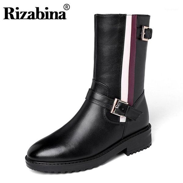 boots rizabina real leather ankle women round toe zipper shoes autumn winter daily fashion buckle footwear size 34-421, Black
boots rizabina real leather ankle women round toe zipper shoes autumn winter daily fashion buckle footwear size 34-421, Black