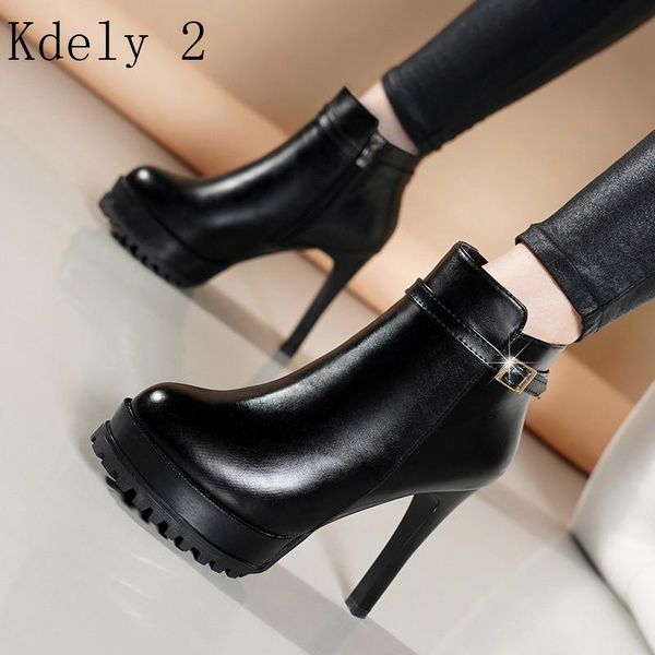 boots women pu leather winter high heel fashion shoes ankle black plus size 34-39
boots women pu leather winter high heel fashion shoes ankle black plus size 34-39