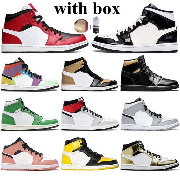 with box new jumpman 1 1s high og basketball shoes for men metallic gold chicago black toe lucky green women trainers sport sneakers
with box new jumpman 1 1s high og basketball shoes for men metallic gold chicago black toe lucky green women trainers sport sneakers