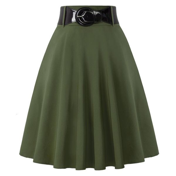 skirts women belt swing skirt high waist flared a-line back zipper solid color skater sweet fashion new clothes lady, Black
skirts women belt swing skirt high waist flared a-line back zipper solid color skater sweet fashion new clothes lady, Black