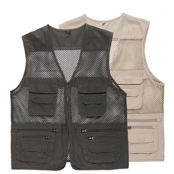 new men's summer mesh vest thin hollow pgrapher fisherman breathable cotton multi-pocket vest with zippers large size -4xl1, Black;white
new men's summer mesh vest thin hollow pgrapher fisherman breathable cotton multi-pocket vest with zippers large size -4xl1, Black;white