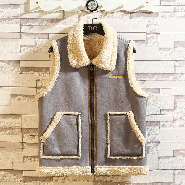 sleeveless fleece vest mens casual warming winter parka lambs wool vest biker motorcycle chaquetas hombre men clothing de50mbx, Black;white
sleeveless fleece vest mens casual warming winter parka lambs wool vest biker motorcycle chaquetas hombre men clothing de50mbx, Black;white