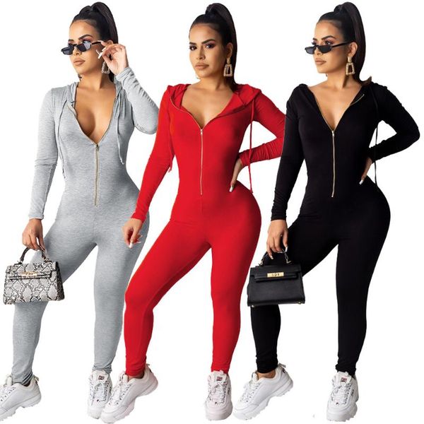 women's jumpsuits & rompers fnoce 2021 winter fashion casual sportwear solid long sleeve hooded tight stretch slim, Black;white
women's jumpsuits & rompers fnoce 2021 winter fashion casual sportwear solid long sleeve hooded tight stretch slim, Black;white