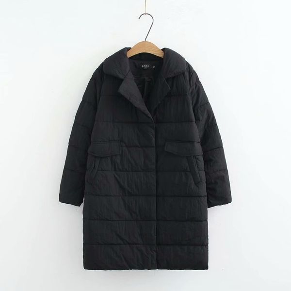 winter women's long coat large with cleavage in v padded solid to line outerwear dpud, Black
winter women's long coat large with cleavage in v padded solid to line outerwear dpud, Black