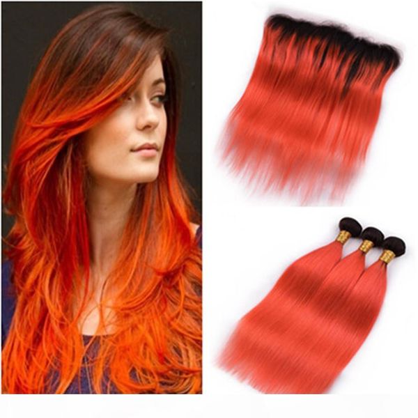 #1b orange ombre virgin hair weave extensions with frontal body wave orange ombre peruvian human hair bundles with full lace frontal closure, Black
#1b orange ombre virgin hair weave extensions with frontal body wave orange ombre peruvian human hair bundles with full lace frontal closure, Black