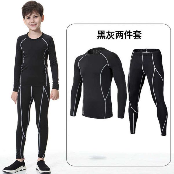 fast children's sports tights men's running drying basketball fitness suit elastic and breathable football training base coat, Gray
fast children's sports tights men's running drying basketball fitness suit elastic and breathable football training base coat, Gray