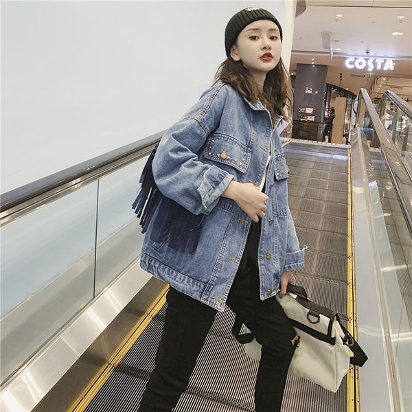 female denim vintage spring embroidered floral suede fringe blazer loose long sleeve outerwear boho jacket et9k, Black;brown
female denim vintage spring embroidered floral suede fringe blazer loose long sleeve outerwear boho jacket et9k, Black;brown