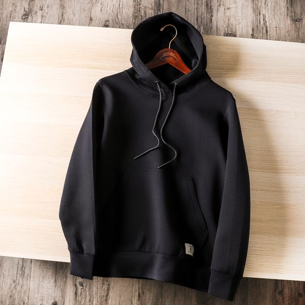 soft feel simple stylish autumn and winter men's black hooded air layer sweater thickened warm coat t5994
soft feel simple stylish autumn and winter men's black hooded air layer sweater thickened warm coat t5994
