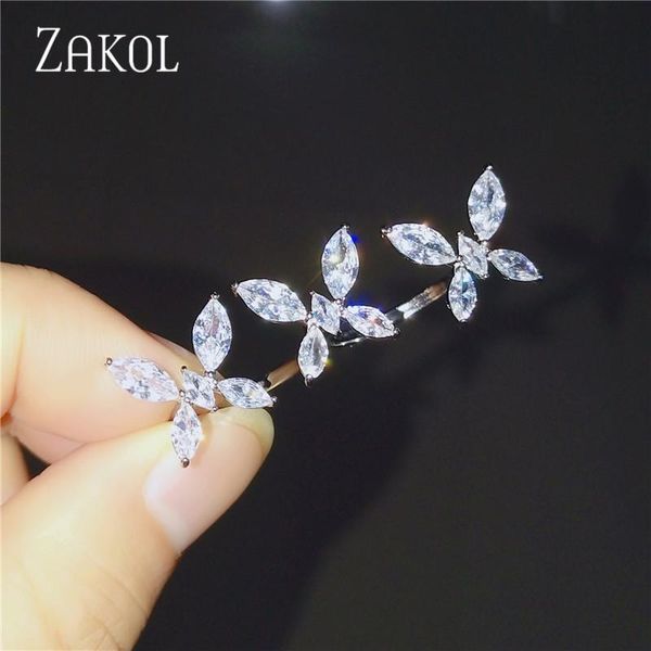 zakol 2020 new sweet romantic butterfly cubic zircon wedding open finger rings engagement ring for women jewelry fsrp2241, Golden;silver
zakol 2020 new sweet romantic butterfly cubic zircon wedding open finger rings engagement ring for women jewelry fsrp2241, Golden;silver