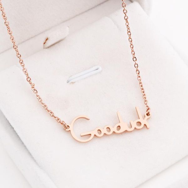 fashion new letter titanium steel necklace female stainless steel jewelry clavicle chain sale, Silver
fashion new letter titanium steel necklace female stainless steel jewelry clavicle chain sale, Silver