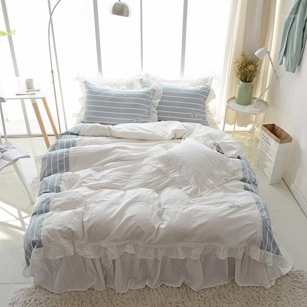 bedding sets 2021 washed cotton set soft comfortable duvet cover bedskirt pillow bed linen twin king size 3/4/5pcs1
bedding sets 2021 washed cotton set soft comfortable duvet cover bedskirt pillow bed linen twin king size 3/4/5pcs1