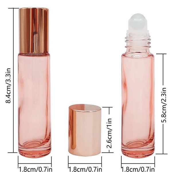 12pcs/lot 5ml/10ml rose gold roll on bottle thick glass empty perfume essential oil vials with stainless steel rol qylofs
12pcs/lot 5ml/10ml rose gold roll on bottle thick glass empty perfume essential oil vials with stainless steel rol qylofs