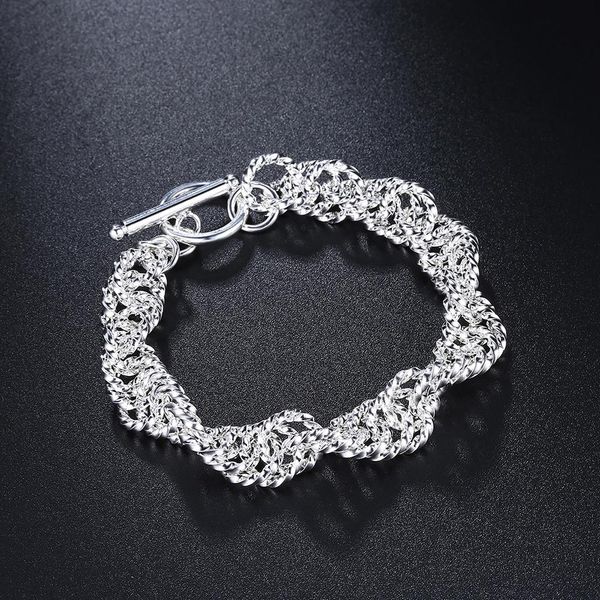 beautiful cute lady elegant wedding women men silver color rope circle chain bracelet fashion jewelry wholesale h240 h sqcixe, Black
beautiful cute lady elegant wedding women men silver color rope circle chain bracelet fashion jewelry wholesale h240 h sqcixe, Black