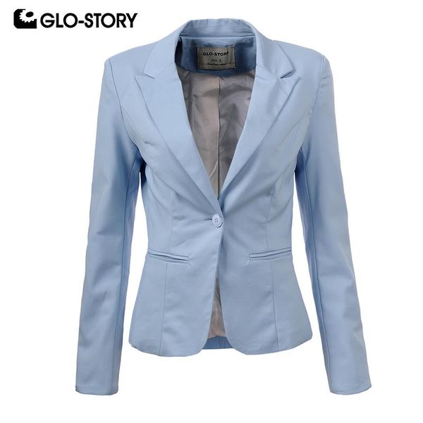 glo-story 2020 new spring slim women blazer coat casual women jacket long sleeve one button suit ladies blazers work wear 1377, White;black
glo-story 2020 new spring slim women blazer coat casual women jacket long sleeve one button suit ladies blazers work wear 1377, White;black