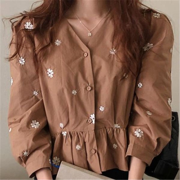 rugod 2020 new arrivals floral print autumn shirt for ladies v neck puff sleeve female blouses fashionable chic womens, White
rugod 2020 new arrivals floral print autumn shirt for ladies v neck puff sleeve female blouses fashionable chic womens, White