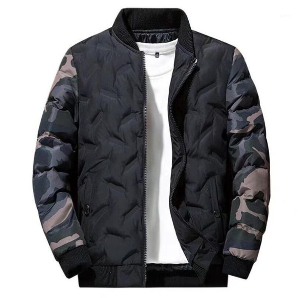 winter down cotton jacket men 2020 fashion stand collar coat male casual parka jacket camouflage warm outerwear man parkas w11481, Black
winter down cotton jacket men 2020 fashion stand collar coat male casual parka jacket camouflage warm outerwear man parkas w11481, Black
