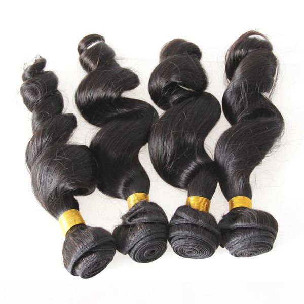 natural color brazilian loose wave 4 bundles human hair bundles 4pcs virgin brazilian hair, Black
natural color brazilian loose wave 4 bundles human hair bundles 4pcs virgin brazilian hair, Black