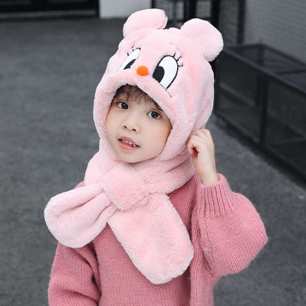 hat autumn cartoon boys baby and winter girls lovely warm windproof ear cover neck cross one scarf 3oqb, Red;brown 
hat autumn cartoon boys baby and winter girls lovely warm windproof ear cover neck cross one scarf 3oqb, Red;brown