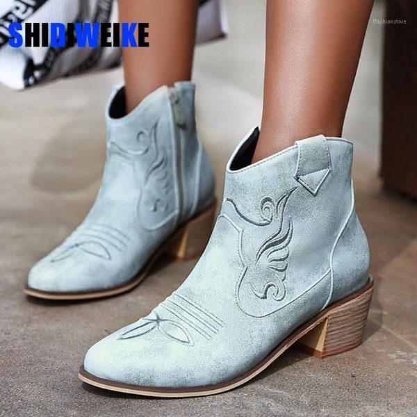 boots women western ankle roman pointed casual booties spring autumn woman artificial leather short boot femal retro chaus ab8651, Black
boots women western ankle roman pointed casual booties spring autumn woman artificial leather short boot femal retro chaus ab8651, Black