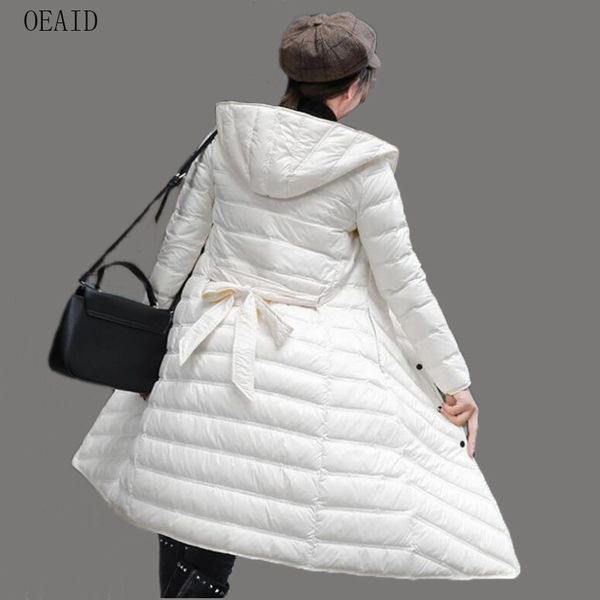 from the new winter jacket 2020 down coat women long white duck to lower outerwear women's wear, Black
from the new winter jacket 2020 down coat women long white duck to lower outerwear women's wear, Black