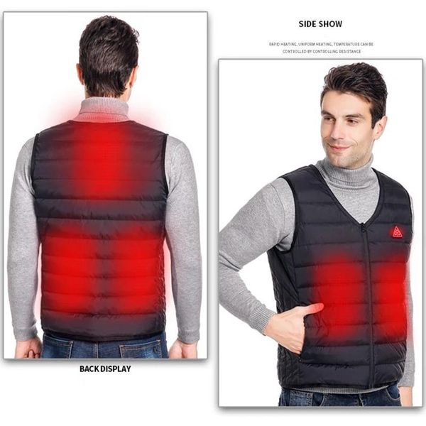 winter usb powered electric warm heating vest smart jacket men women couple v neck outdoor hunting camping washable clothing, Black;white
winter usb powered electric warm heating vest smart jacket men women couple v neck outdoor hunting camping washable clothing, Black;white
