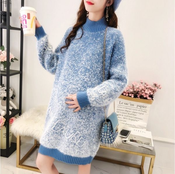 young autumn and suits fashion pregnant women's winter sweaters medium length loose bottomed shirt women, White
young autumn and suits fashion pregnant women's winter sweaters medium length loose bottomed shirt women, White