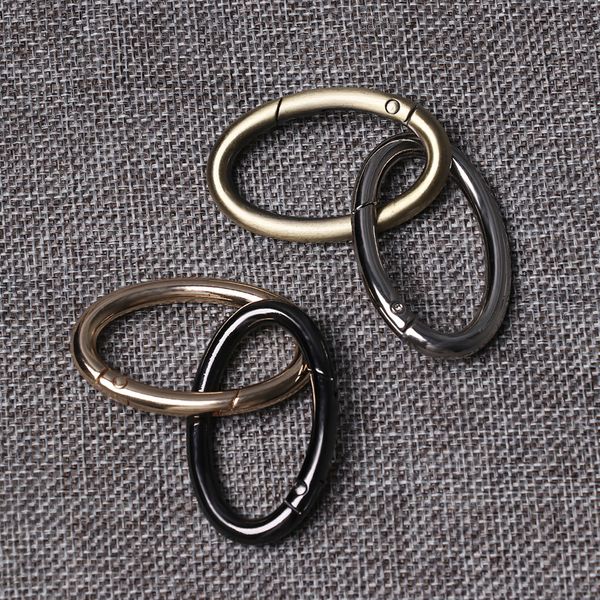 2pcs zinc alloy plated gate spring ring buckles clips carabiner purses handbags oval push trigger snap hooks carabiners, Slivery;black
2pcs zinc alloy plated gate spring ring buckles clips carabiner purses handbags oval push trigger snap hooks carabiners, Slivery;black