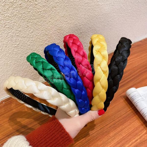 fashion women headband spring color fresh hairband girls slender braided headwear hair accessories, Silver
fashion women headband spring color fresh hairband girls slender braided headwear hair accessories, Silver