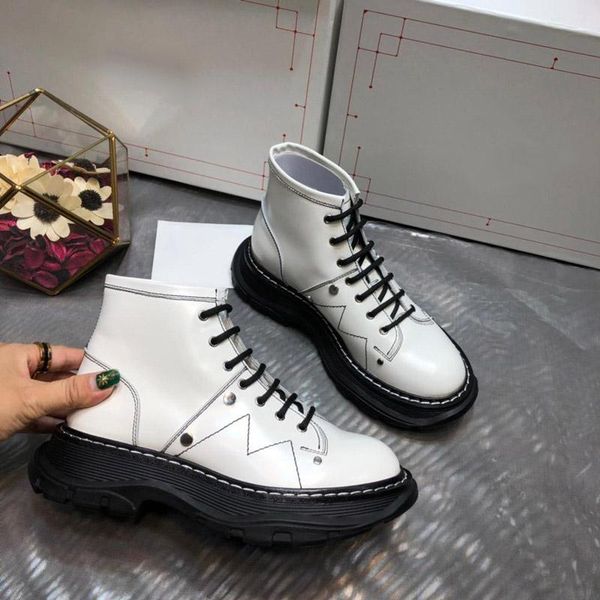 designer shoes women's round toe martin booties tread lace up boot mq boot luxury designer women boots fashion lady bottes, Black
designer shoes women's round toe martin booties tread lace up boot mq boot luxury designer women boots fashion lady bottes, Black