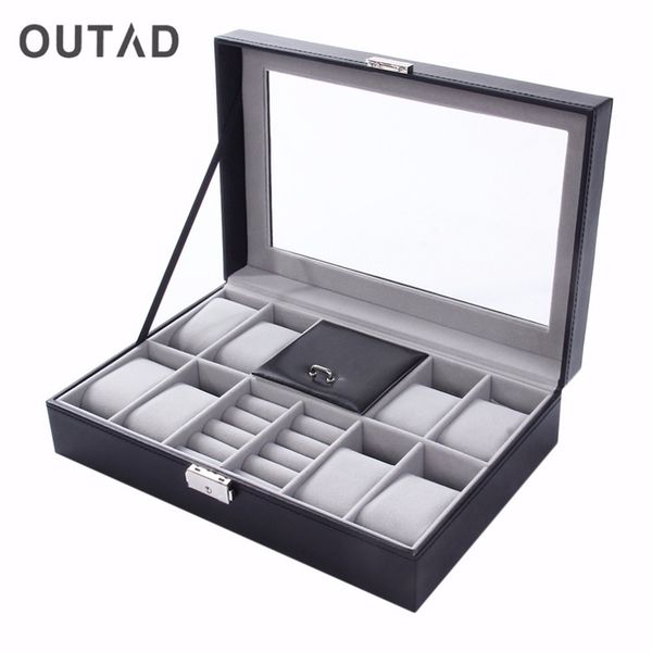 watch holder 2 in one 8+3 mixed grids watch box rings storage organizer jewelry display pu leather saat kutusu casket for decor t200523, Black;blue
watch holder 2 in one 8+3 mixed grids watch box rings storage organizer jewelry display pu leather saat kutusu casket for decor t200523, Black;blue