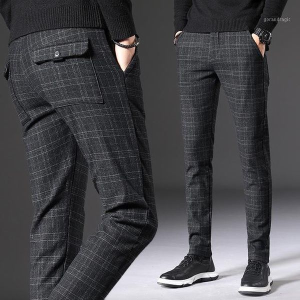 autumn winter thick suit pants men slim fit fashion black grey plaid formal dress pants plus size business casual mens trousers1, White;black
autumn winter thick suit pants men slim fit fashion black grey plaid formal dress pants plus size business casual mens trousers1, White;black