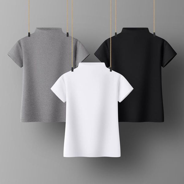 women's t-shirt cotton women turtleneck short sleeve shirt all match lady black white gray yellow shir
women's t-shirt cotton women turtleneck short sleeve shirt all match lady black white gray yellow shir