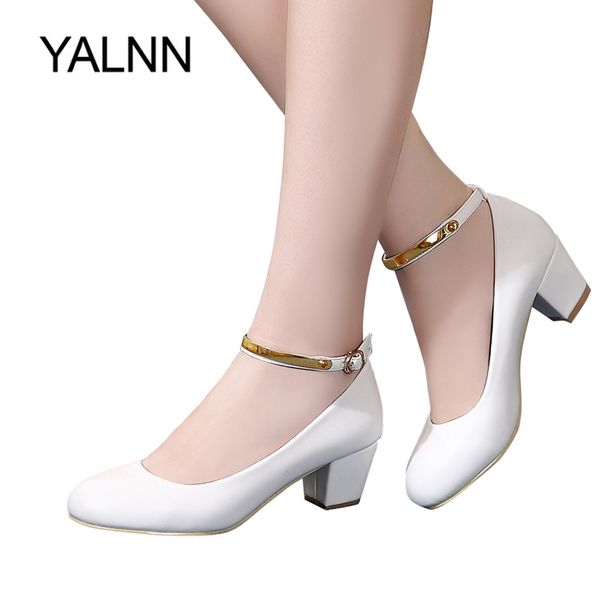 yalnn new women's high heels pumps bride party thick heel round toe leather high heel shoes for office lady women t200111, Black
yalnn new women's high heels pumps bride party thick heel round toe leather high heel shoes for office lady women t200111, Black