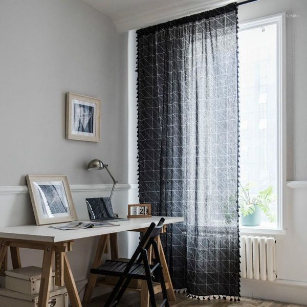 nordic simple black geometric printed tassel curtain partition curtain home cotton and linen semi-shading decoration1
nordic simple black geometric printed tassel curtain partition curtain home cotton and linen semi-shading decoration1