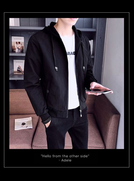 black the new tide of han edition winter leisure clothing joker handsome autumn coat jacket, Black;brown
black the new tide of han edition winter leisure clothing joker handsome autumn coat jacket, Black;brown