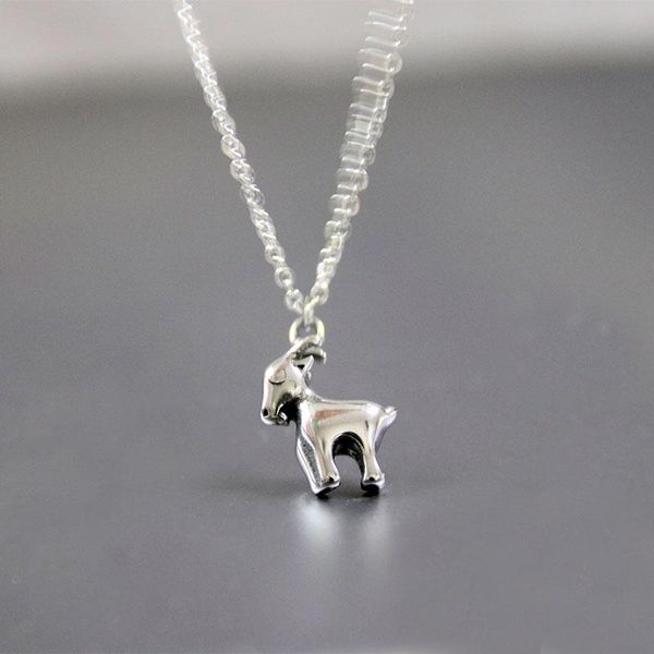 chains 1pc diy vintage 3d goat stainless steel custom necklace chinese culture animal zodiac sheep men women memorial jewelry, Silver
chains 1pc diy vintage 3d goat stainless steel custom necklace chinese culture animal zodiac sheep men women memorial jewelry, Silver