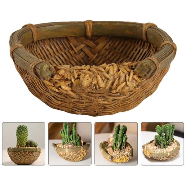 decorative flowers & wreaths 1pc creative household ornament retro dust-pan flower pot resin crafts (khaki)
decorative flowers & wreaths 1pc creative household ornament retro dust-pan flower pot resin crafts (khaki)
