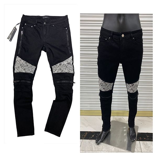 mens skinny jeans brands black ripped skinny slim fit sport tracksuit for men long straight zipper fly biker rock revival jeans, Blue
mens skinny jeans brands black ripped skinny slim fit sport tracksuit for men long straight zipper fly biker rock revival jeans, Blue