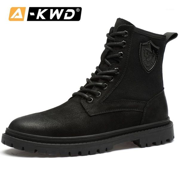 genuine leather men shoes winter warm fashion men's boots chaussure montante homme new men boot high work shoes sneakers1, Black
genuine leather men shoes winter warm fashion men's boots chaussure montante homme new men boot high work shoes sneakers1, Black