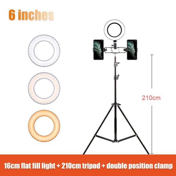 6 inch camera ring light with 210 cm tripod selfie ring light led lamp table lamp studio live for makeup youtube video
6 inch camera ring light with 210 cm tripod selfie ring light led lamp table lamp studio live for makeup youtube video