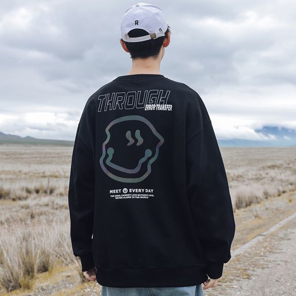 tfetters new fashion sweatshirts men clothing 2020 autumn cotton o-neck colorful reflective funny smile face printing stre c0127, Black
tfetters new fashion sweatshirts men clothing 2020 autumn cotton o-neck colorful reflective funny smile face printing stre c0127, Black