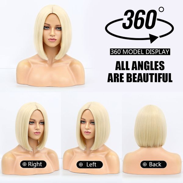 costume accessories blonde short bob synthetic wigs for women 613 lolita cosplay party natural hair 14inch 150% denisty heat resistant perr, Silver
costume accessories blonde short bob synthetic wigs for women 613 lolita cosplay party natural hair 14inch 150% denisty heat resistant perr, Silver