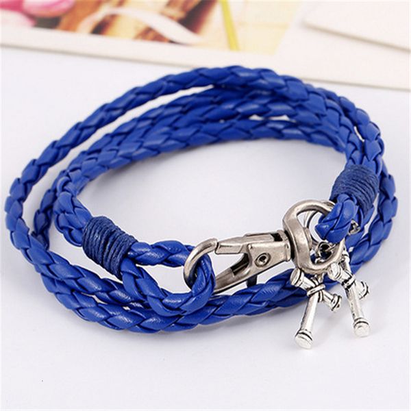 bracelet christian cross charm handmade braided wax cords for women 
bracelet christian cross charm handmade braided wax cords for women